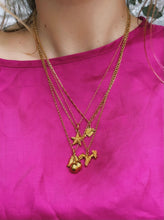 Load image into Gallery viewer, Gold Heart Arrow Charm Necklace
