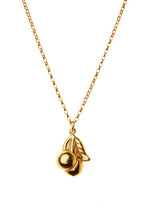 Load image into Gallery viewer, Gold Cherry Charm Necklace
