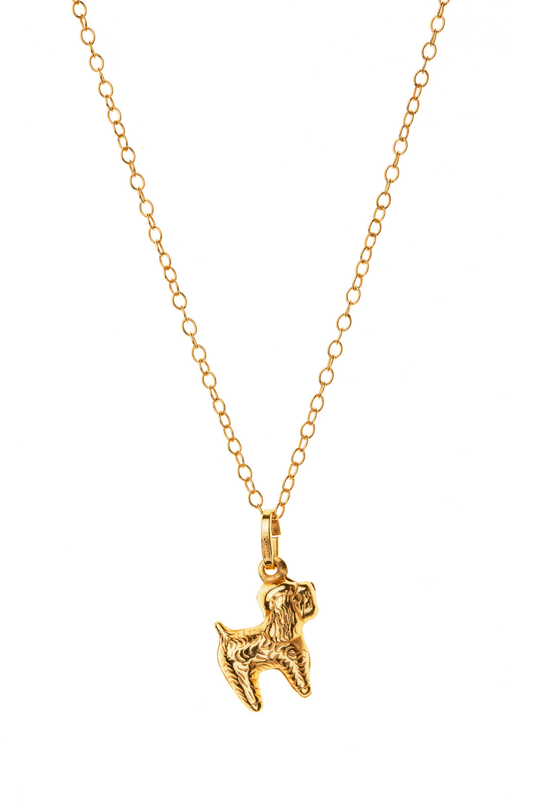 Gold Westie Charm Necklace