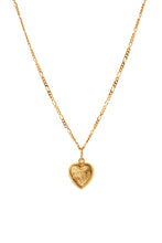 Load image into Gallery viewer, Gold Heart Border Charm Necklace
