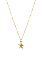 Load image into Gallery viewer, Gold Simple Starfish Charm Necklace
