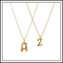 Load image into Gallery viewer, Vintage Charm Initial Pendant A-Z
